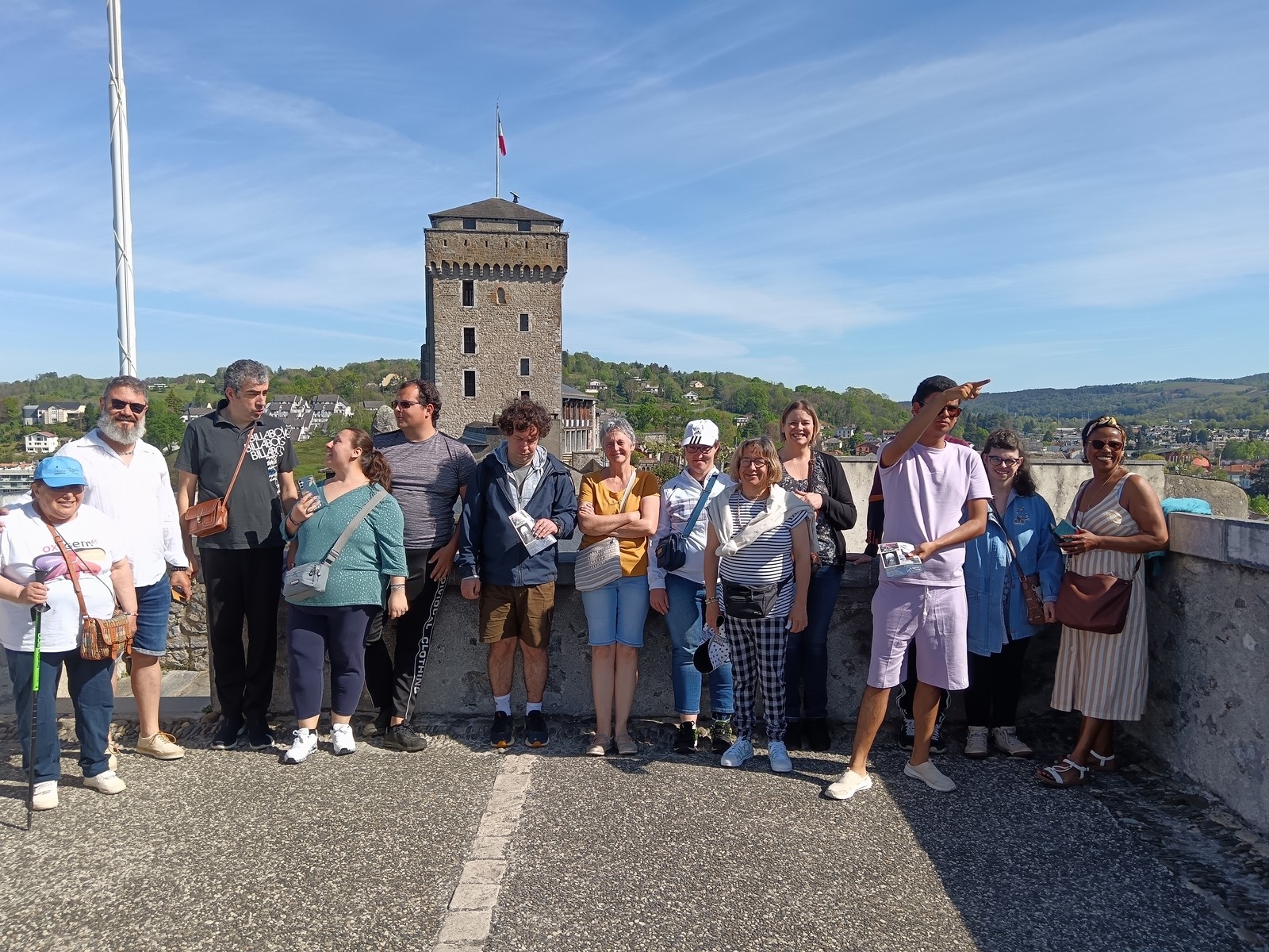 Chateau de lourdes le 14 avril 75 